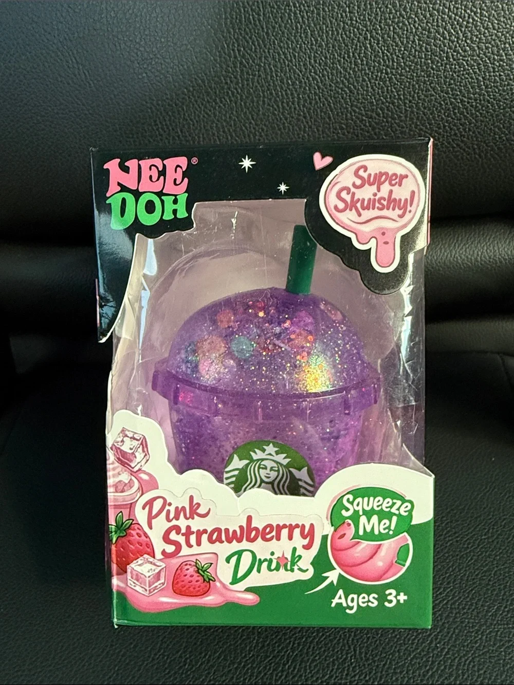 Starbucks Purple Strawberry Drink Super Squishy Toy